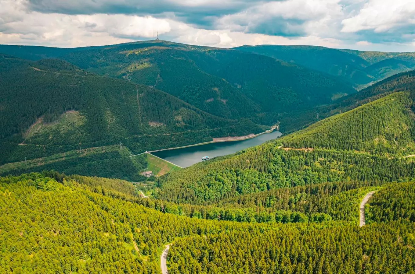 Dlouhé Stráně - horní nádrž